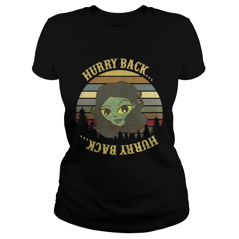 The Haunted Mansion hurry back sunset Classic Ladies