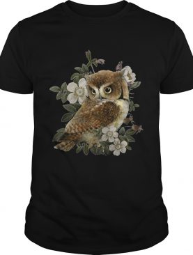 The Owl with flower shirt