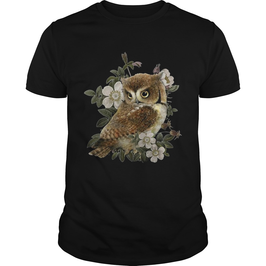 The Owl with flower shirt
