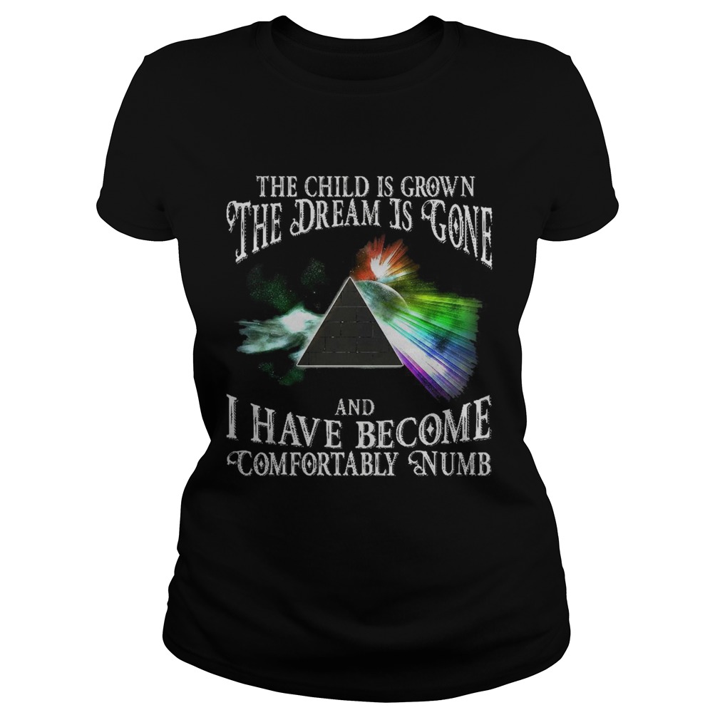 The child is grown the dream is gone and I have become comfortably numb Classic Ladies