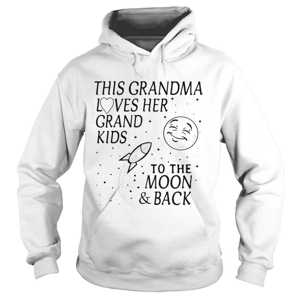 This grandma loves her grandkids to the moon and back Hoodie