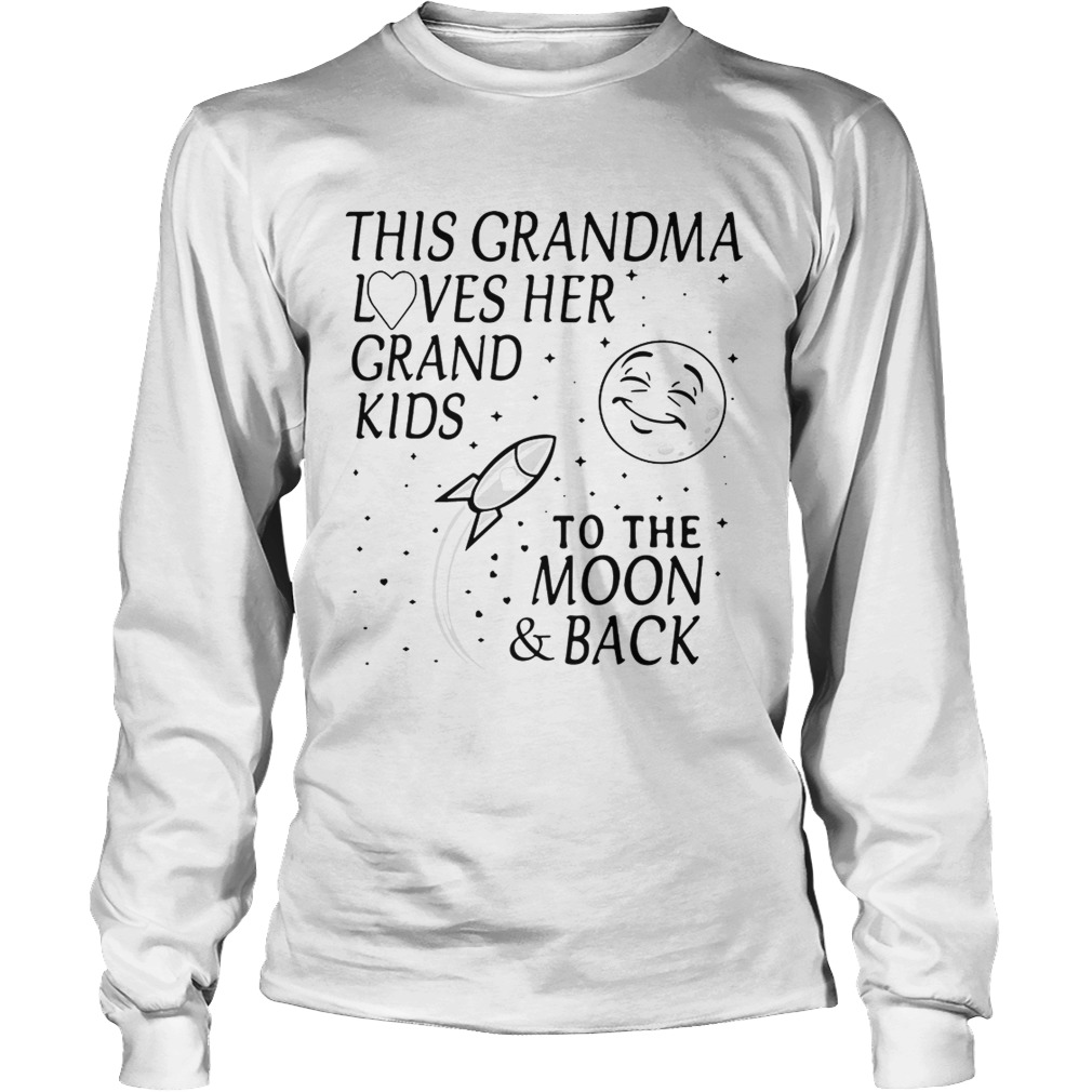 This grandma loves her grandkids to the moon and back LongSleeve