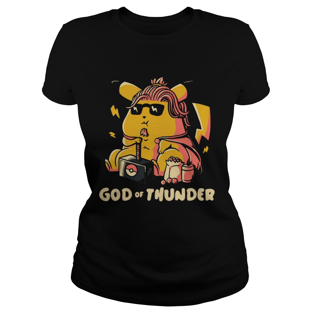 Thor style Pikachu The god of Thunder Classic Ladies