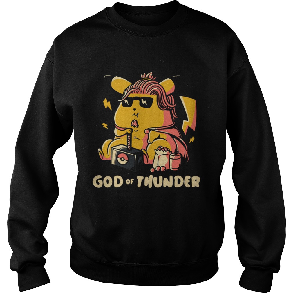 Thor style Pikachu The god of Thunder Sweatshirt