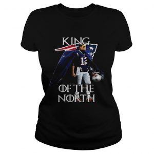 Tom Brady New England Patriots 12 King of the North Ladies Tee