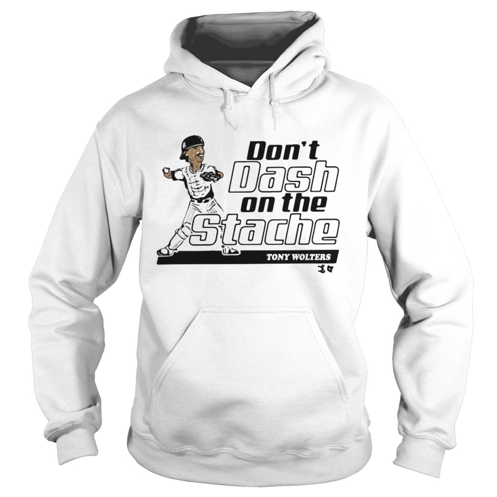 Tony Wolters dont dash on the Stache Hoodie