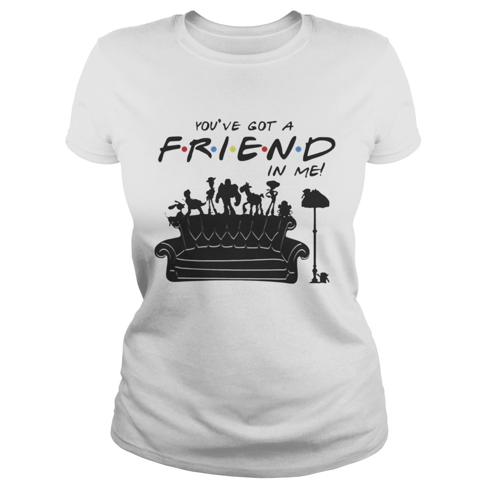 Toy Story Group Of Friends Youve Got A Friends in Me TShirt Classic Ladies