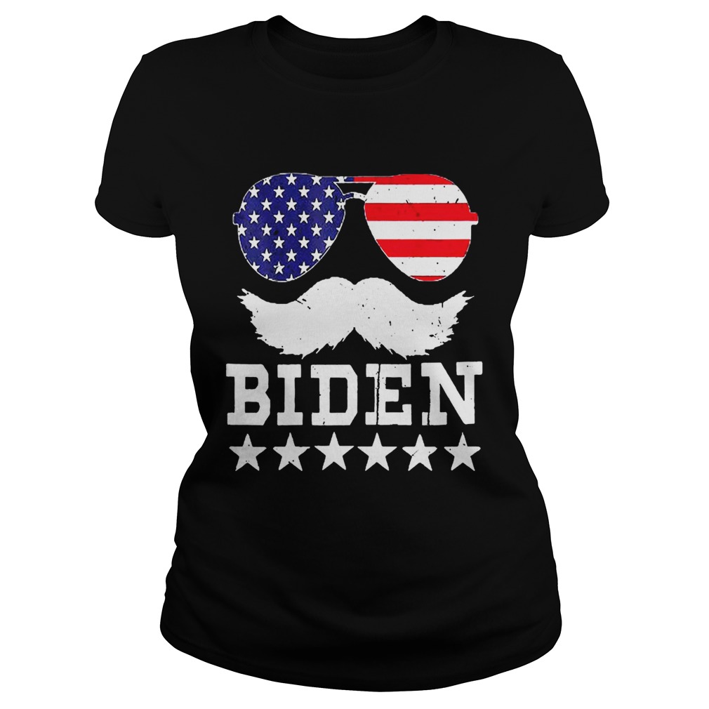 Trends Vote President Joe Biden America Flag Premium T Classic Ladies