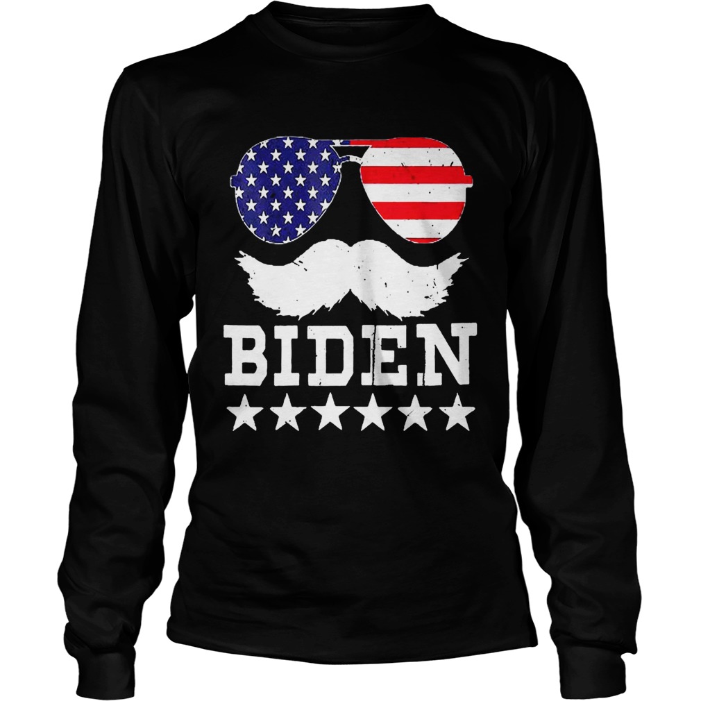 Trends Vote President Joe Biden America Flag Premium T LongSleeve