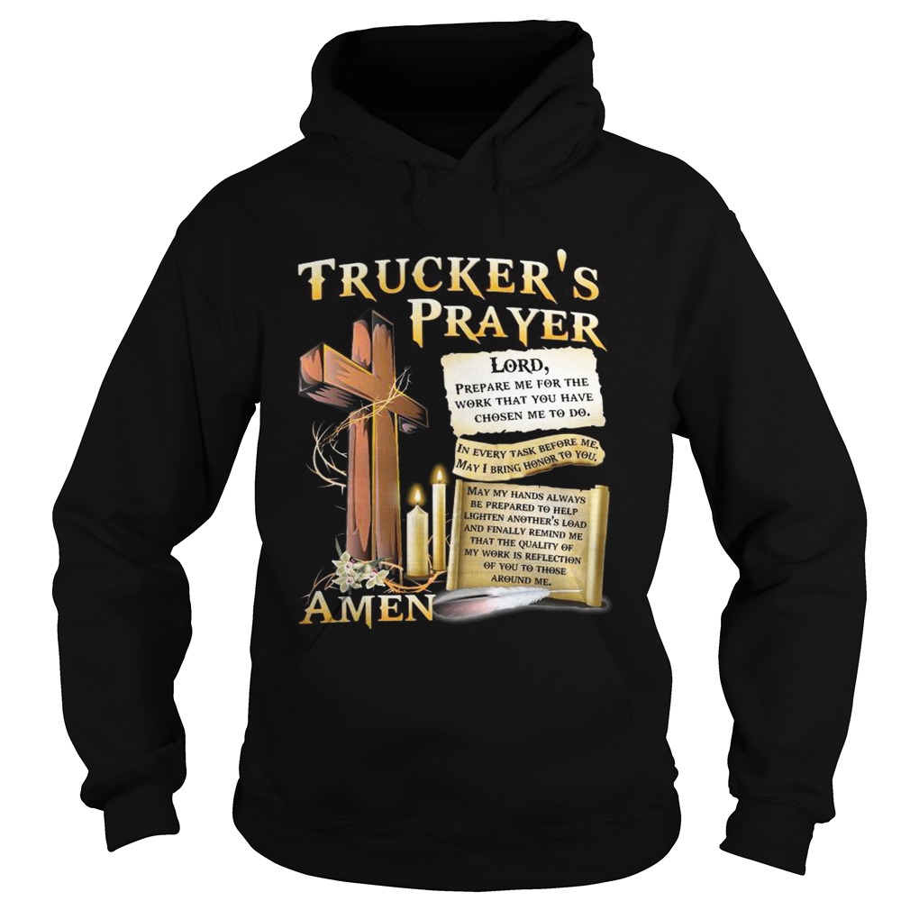 Truckers Prayer Amen Hoodie