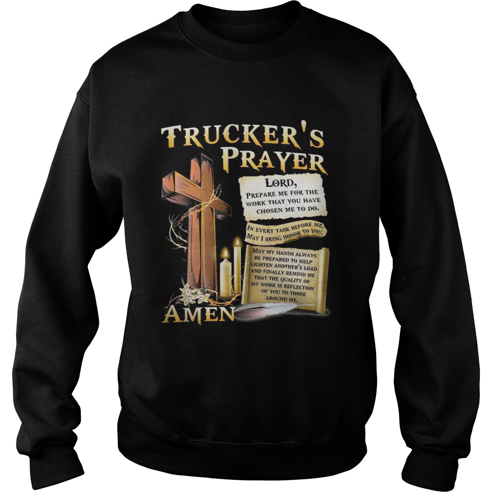 Truckers Prayer Amen Sweatshirt