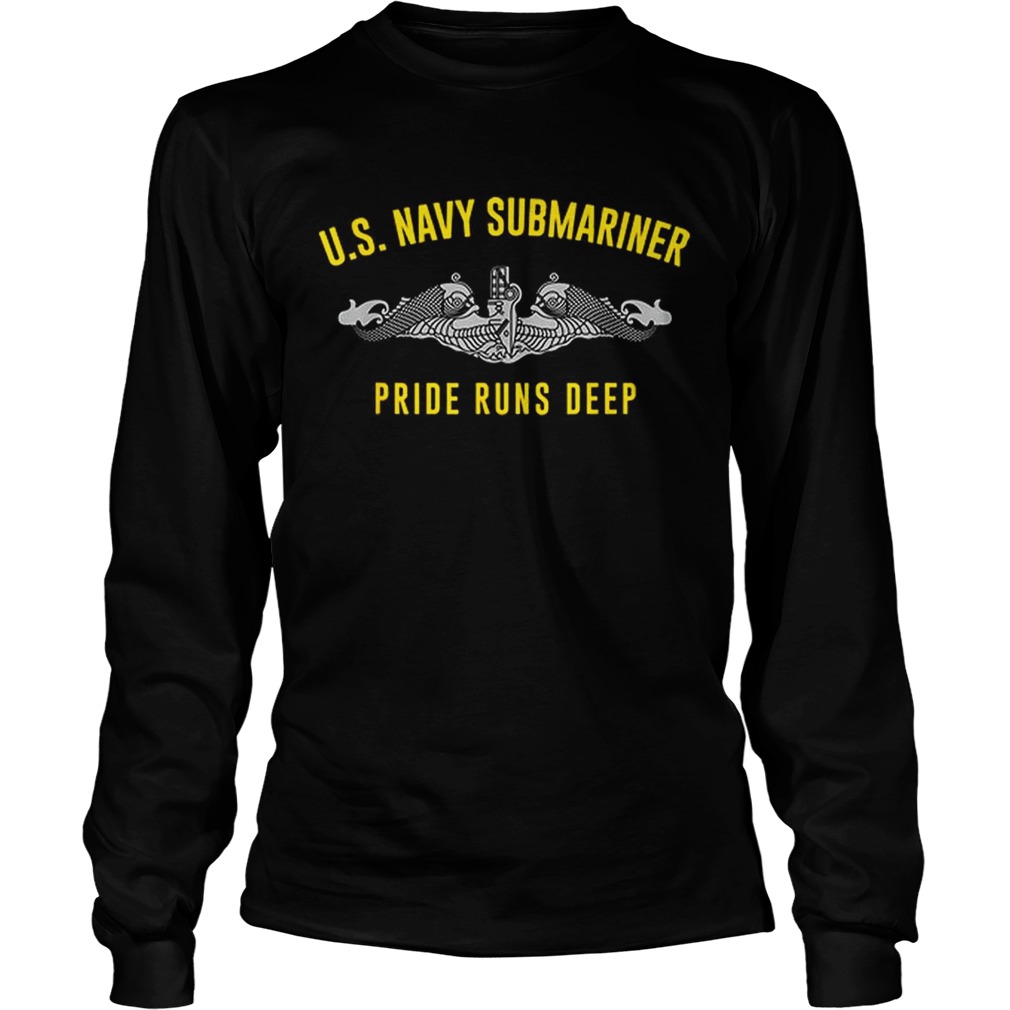 US Navy Submariner Pride Runs Deep LongSleeve