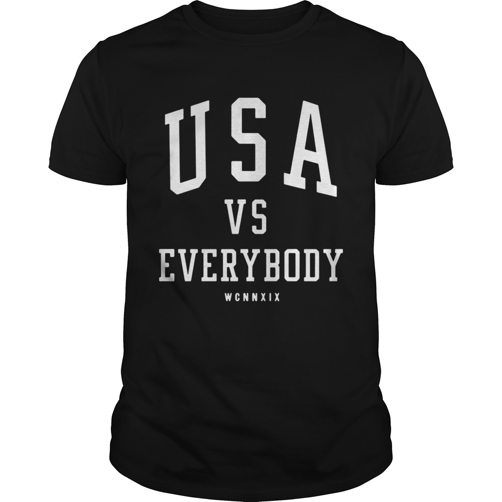 USA vs everybody WCNNXIX shirt