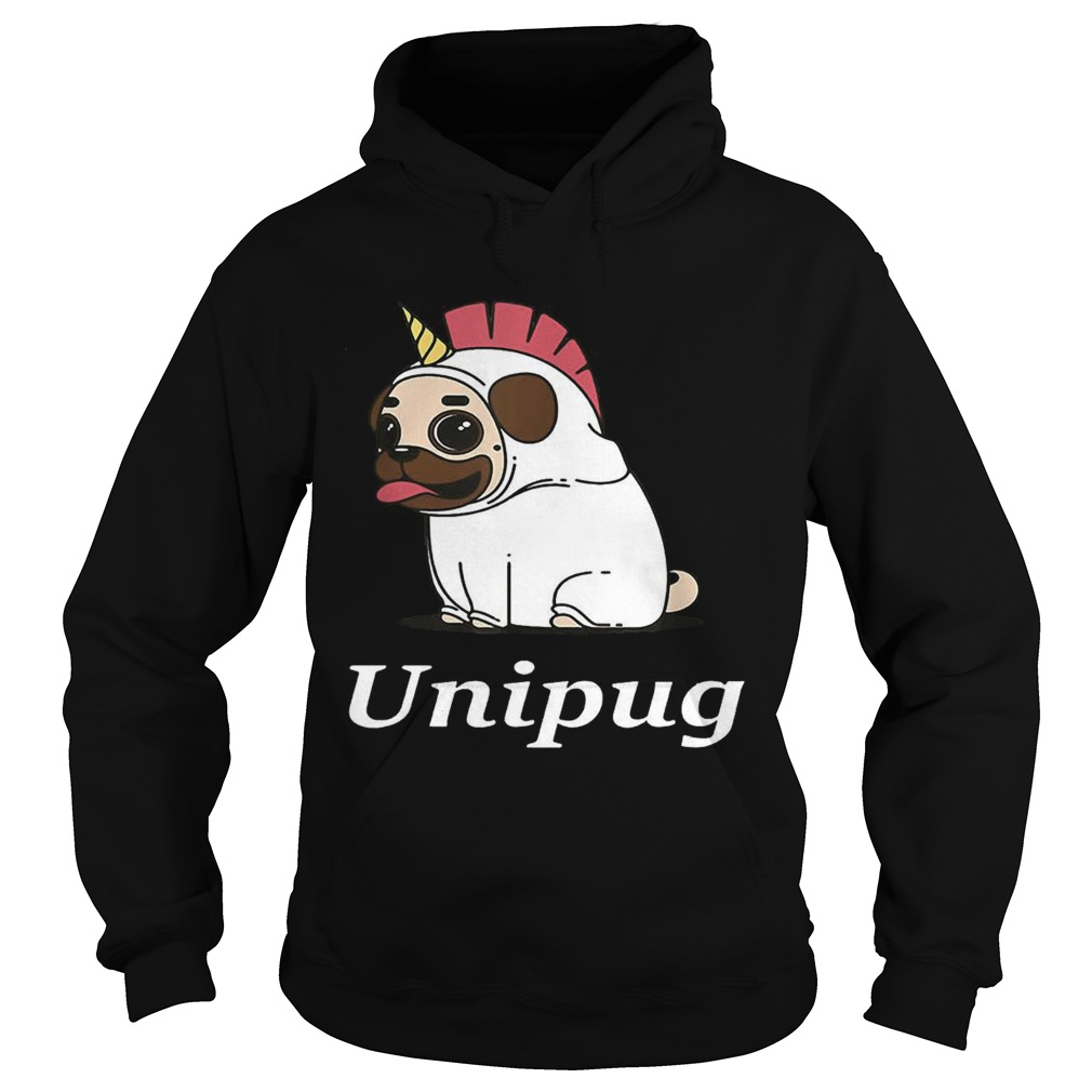 Unipug Unicorn Pug Dog Hoodie