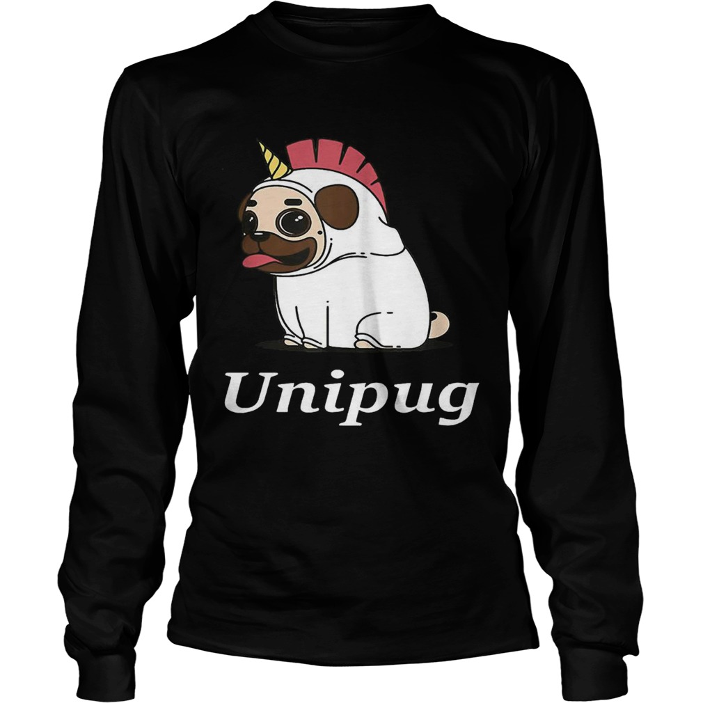 Unipug Unicorn Pug Dog LongSleeve