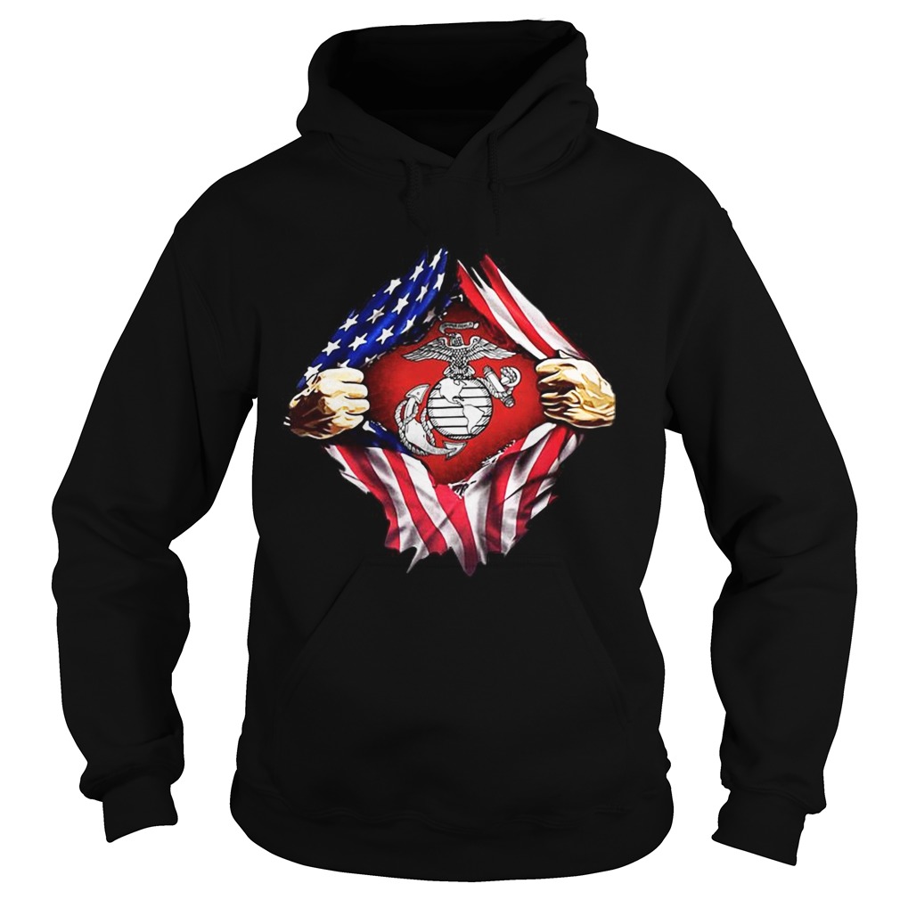 United States Marine Corps flag American Hoodie