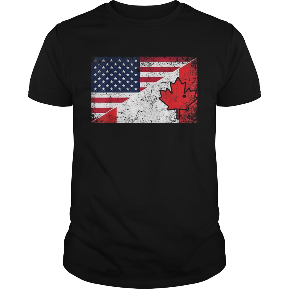 Useh Canadian Flag Usa Us Pride 4th Of July Canada shirt