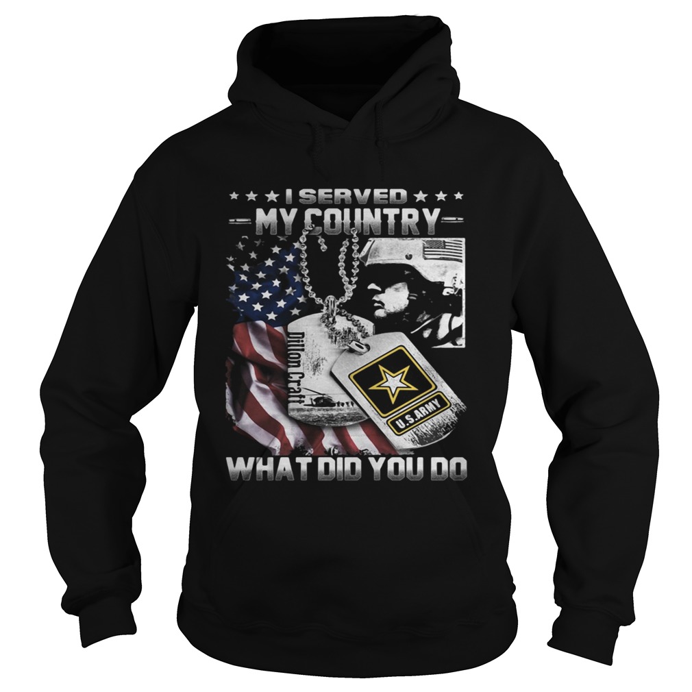 Veteran I served my country what did you do Hoodie