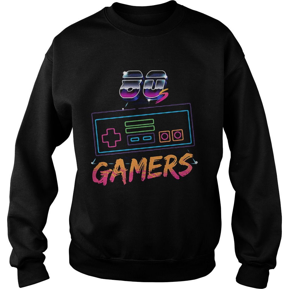 Video Games Flyer 1980s retro Gaming gamers Sweatshirt