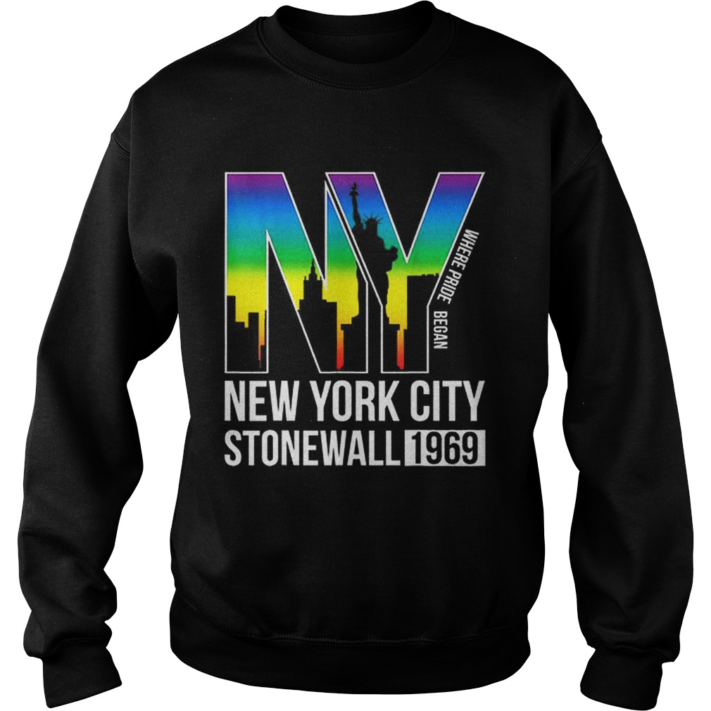 Vintage Stonewall Riots NYC 50th Anniversary Lgbtq Rights Sweatshirt