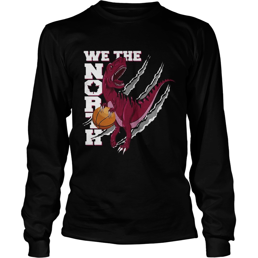 We The North Dinoraur Play Basketball Shirt LongSleeve