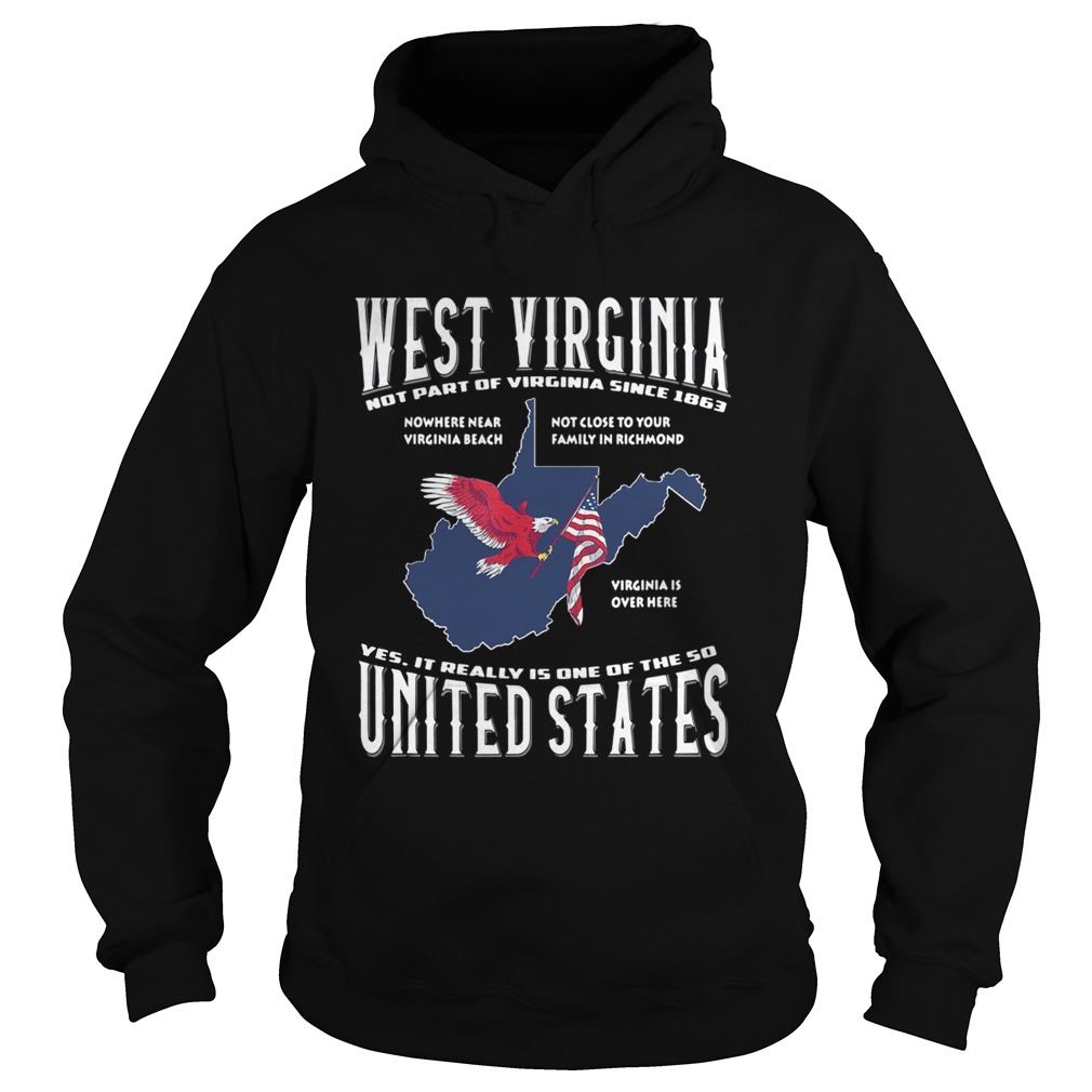 West Virginia notthe part of Virginia since 1863 yes it really is one Hoodie