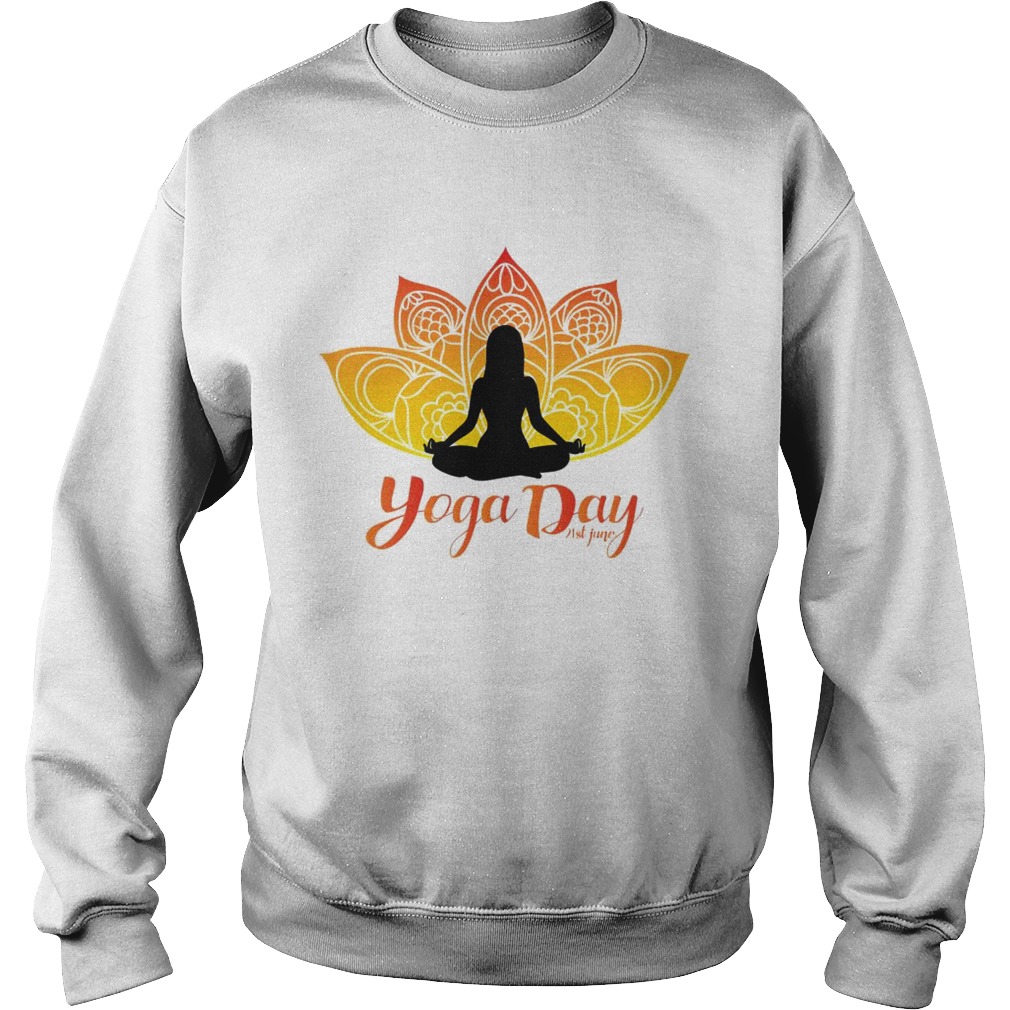 Yoga Day 21th June 2019 Sweatshirt