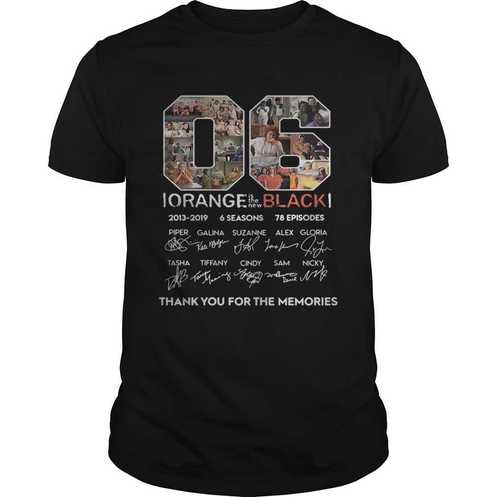 06 Orange is the new Black thank you for the memories shirt