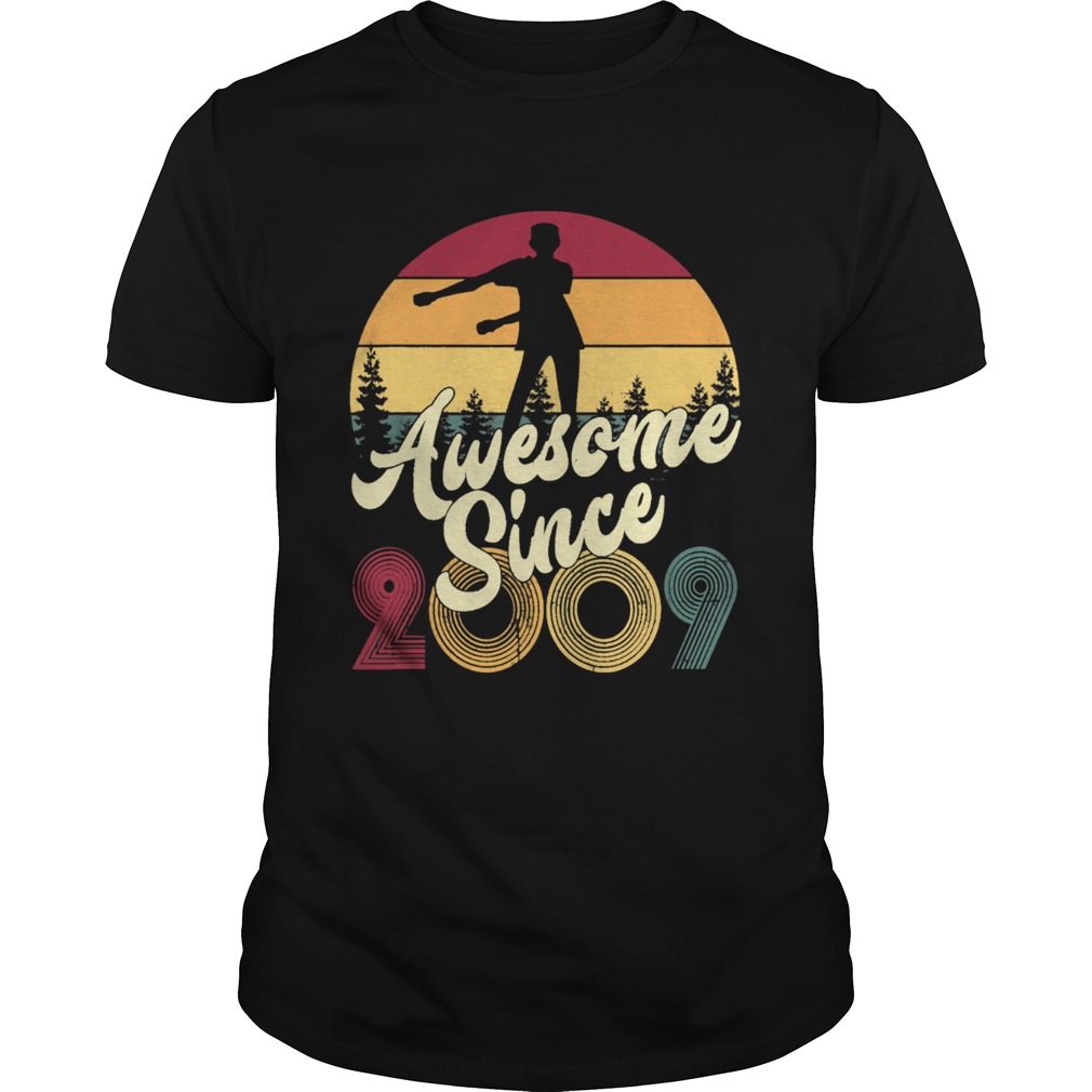 10th dabbing awesome since 2009 shirt