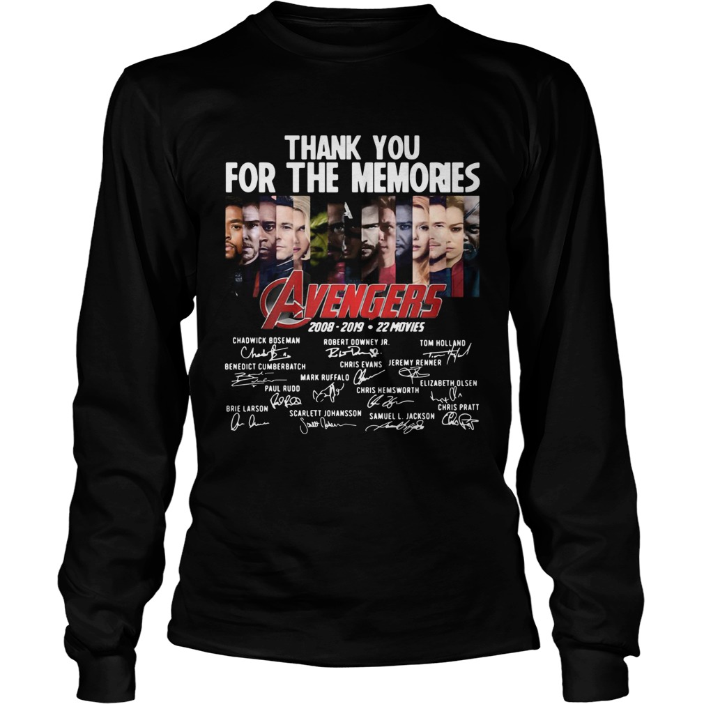 11 years of Avengers thank you for the memories LongSleeve