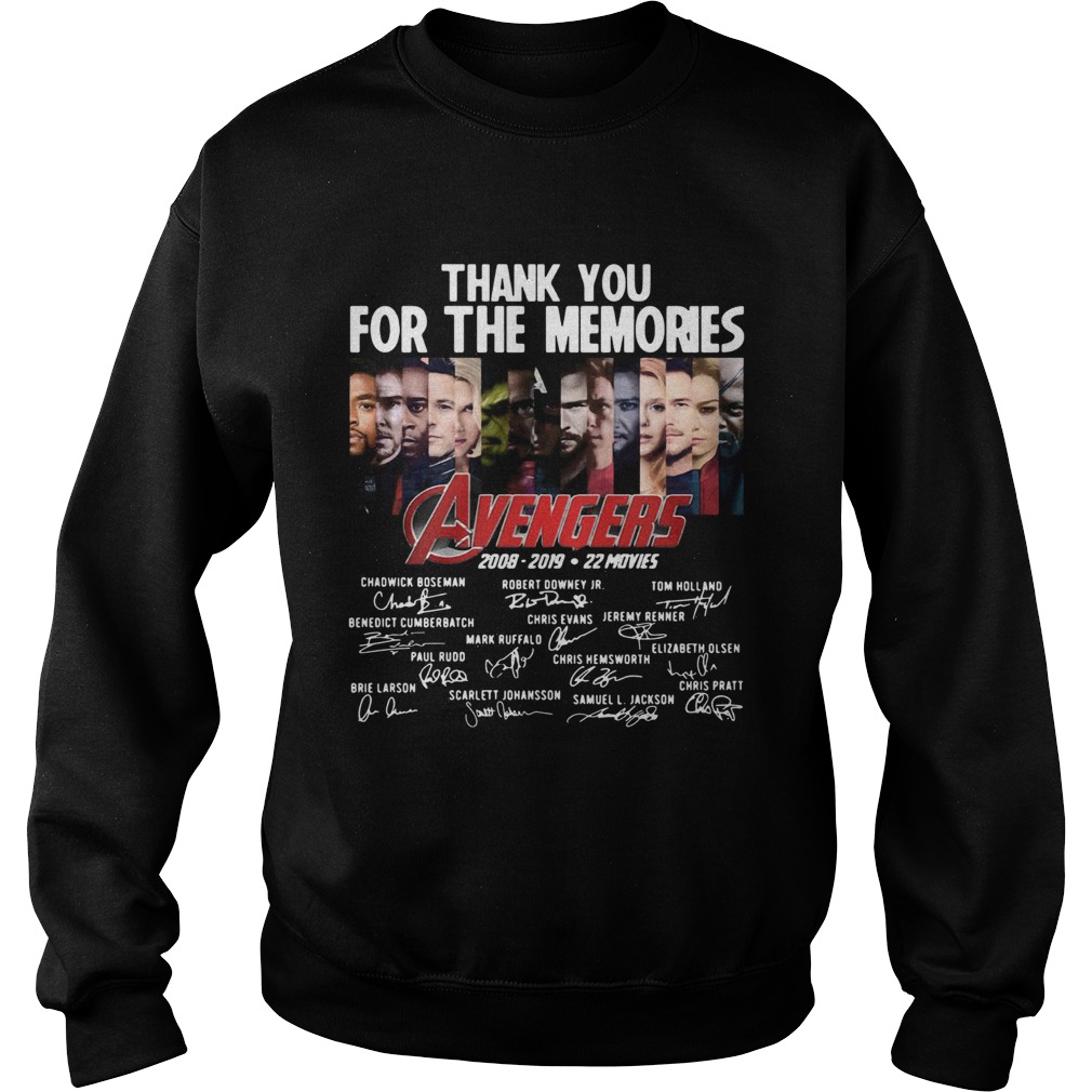 11 years of Avengers thank you for the memories Sweatshirt