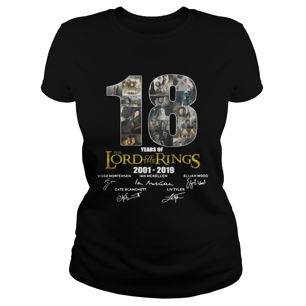 18 Year of The Lord of The Rings 2001 2019 Signature Classic Ladies