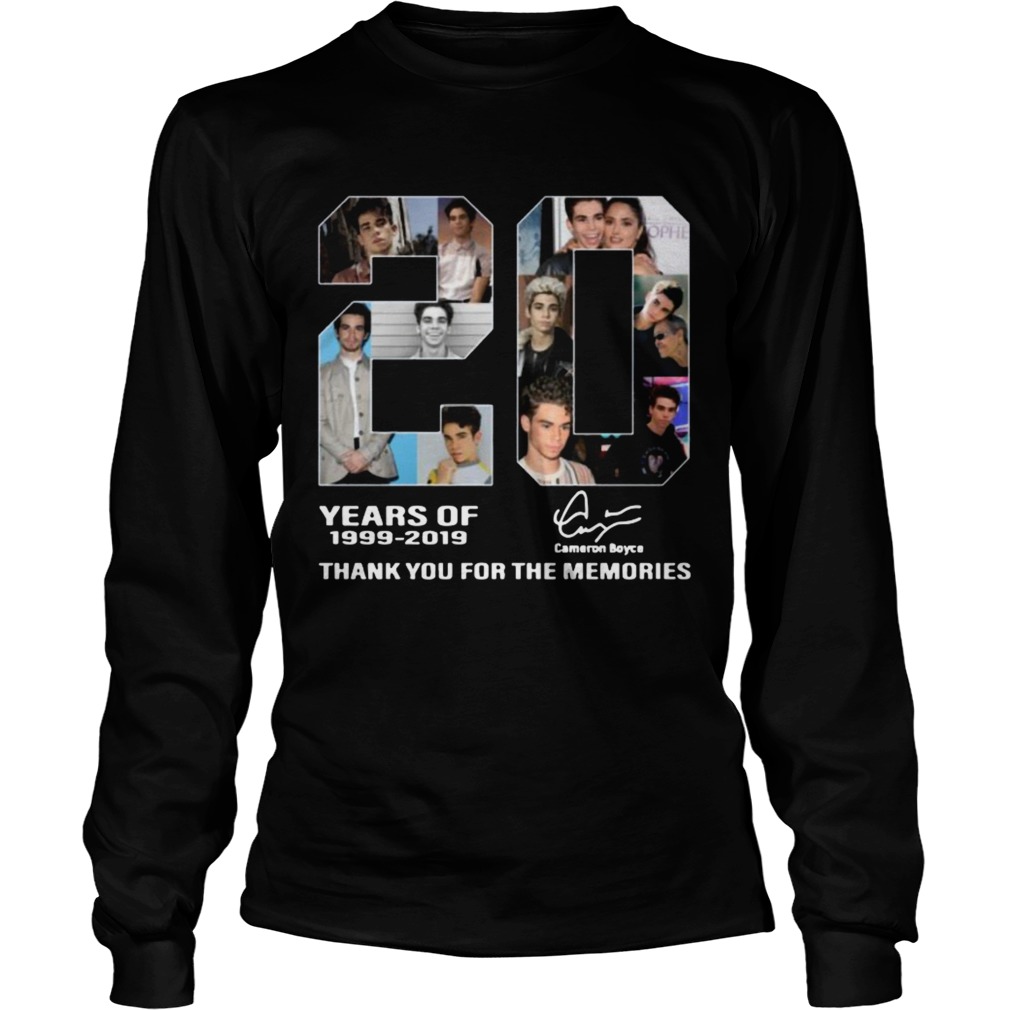 20 years of Cameron Boyce 19992019 thank you for the memories LongSleeve