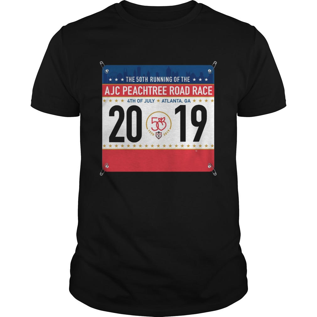 2019 AJC Peachtree Road Race shirt
