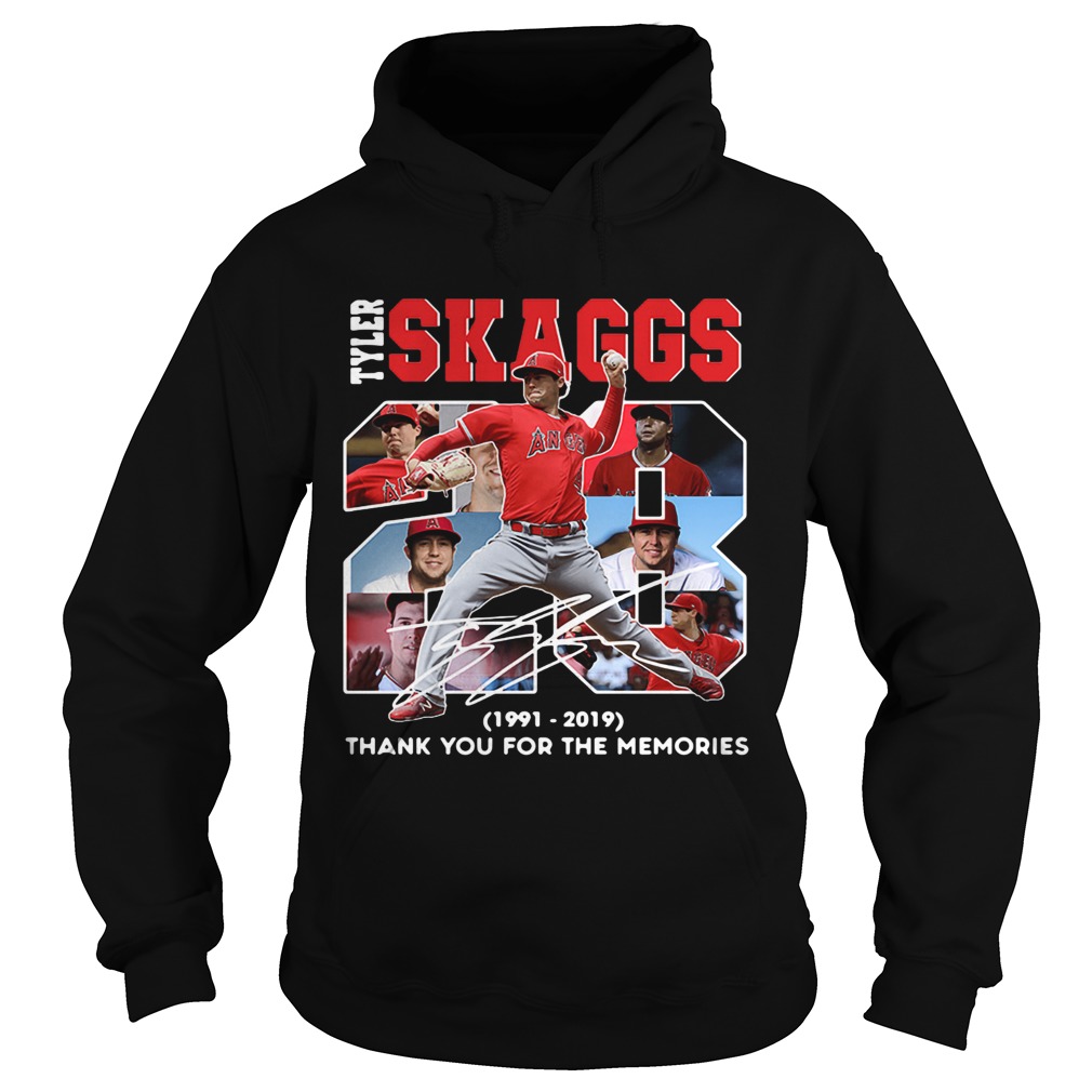 28 Years Tyler Skaggs 1991 2019 thank you for the memories Hoodie