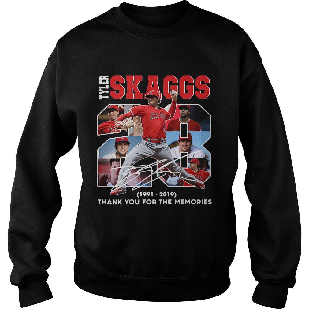 28 Years Tyler Skaggs 1991 2019 thank you for the memories Sweatshirt