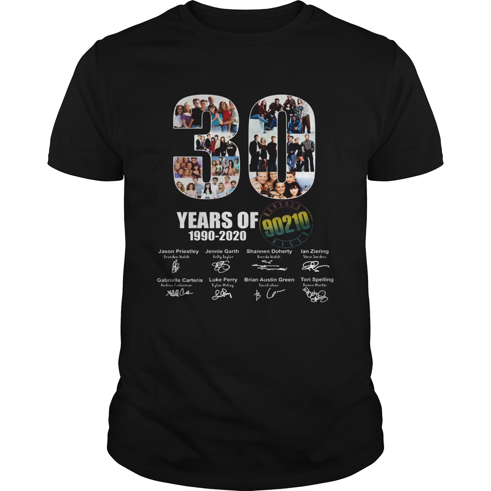 30 Years of 1990 2020 90210 signature shirt