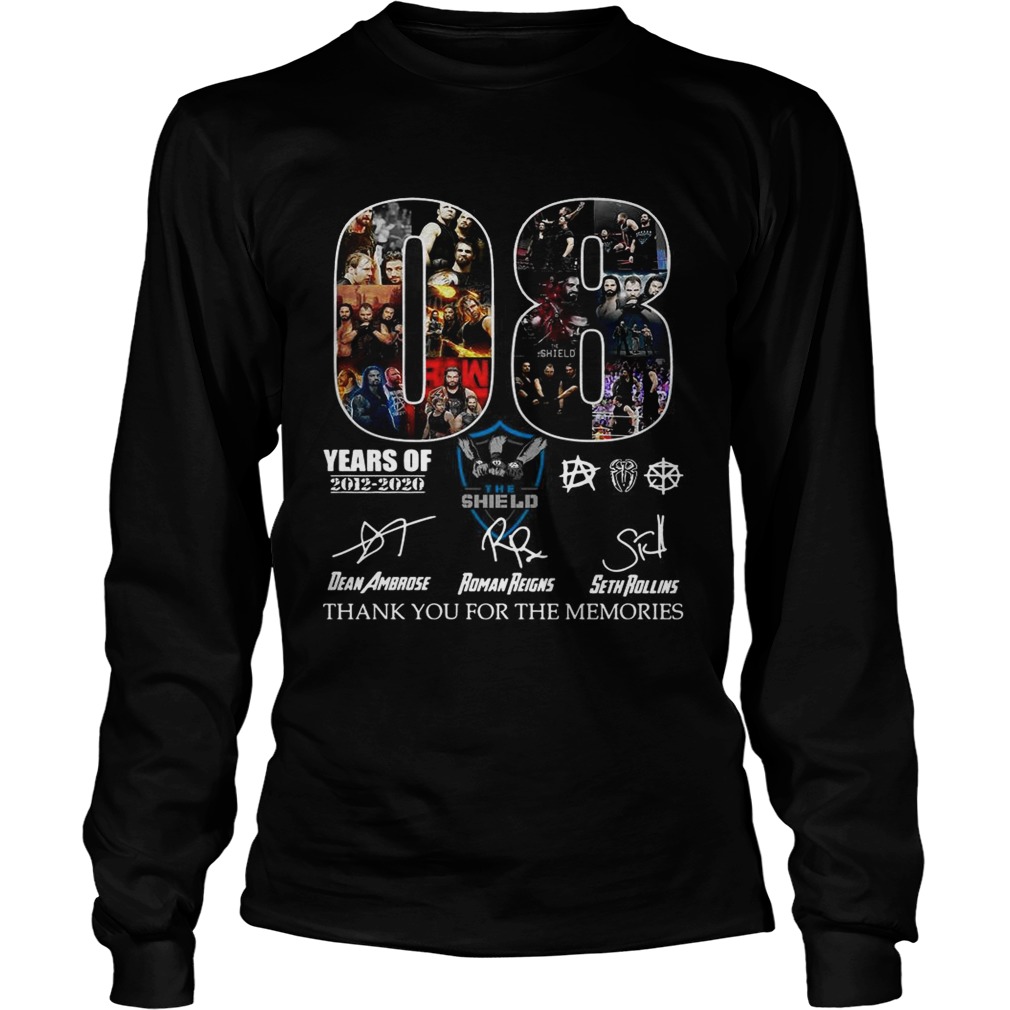 8 years of the shield thank you for the memories LongSleeve