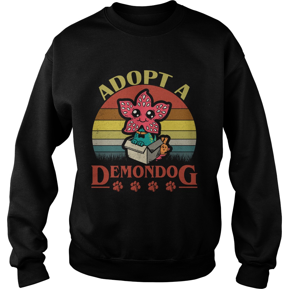 Adopt a Demondog Stranger Things vintage Sweatshirt