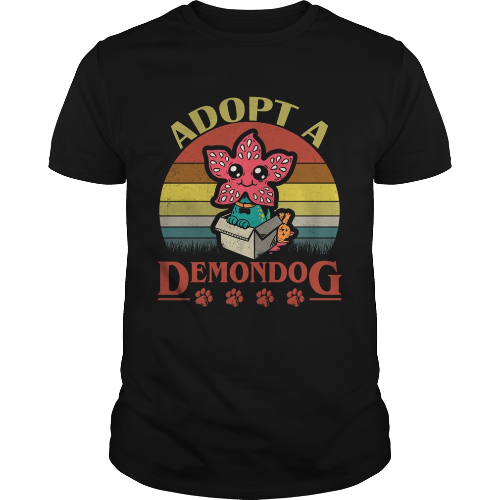Adopt a Demondog Stranger Things vintage shirt