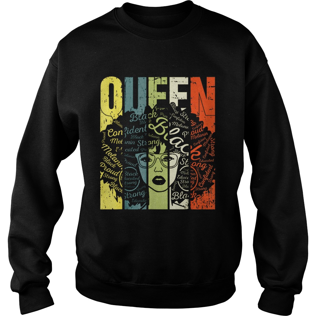 African American For Educated Strong Black Queen Sweatshirt