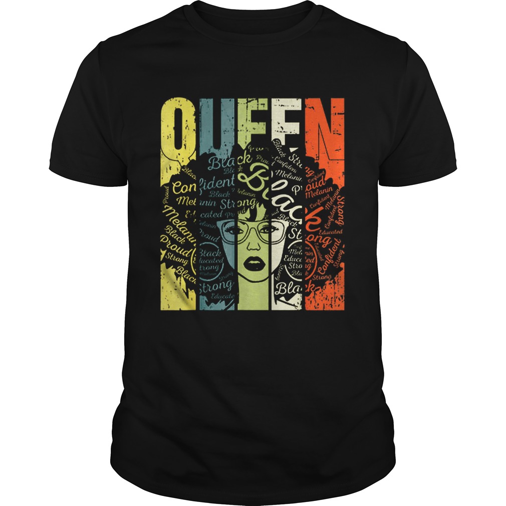 African American For Educated Strong Black Queen shirt