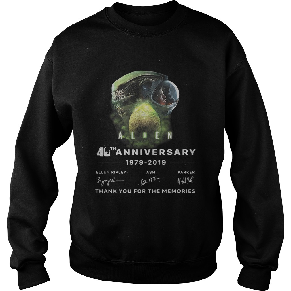 Alien abduction 40 anniversary thank you for the memories Sweatshirt
