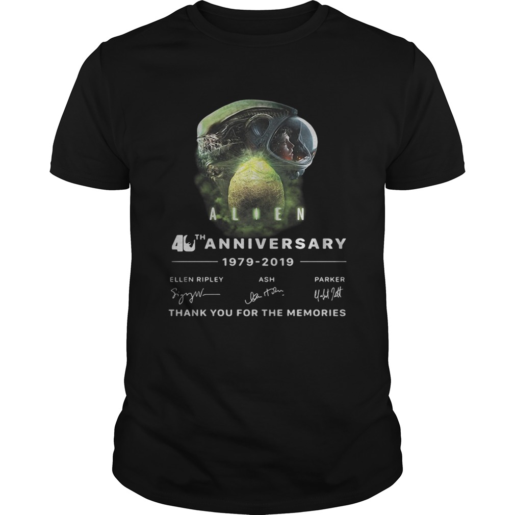 Alien abduction 40 anniversary thank you for the memories shirt