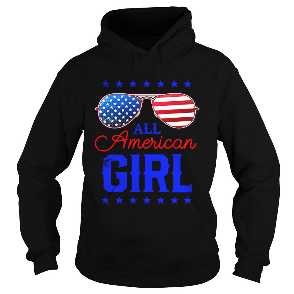 All American Girl 4th of July Family Matching Sunglasses Hoodie
