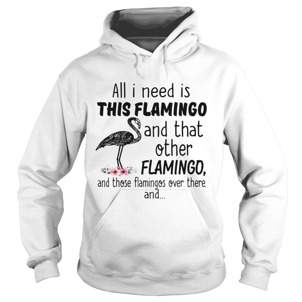 All I need is this flamingo and that other flamingo and those flamingos over there Hoodie