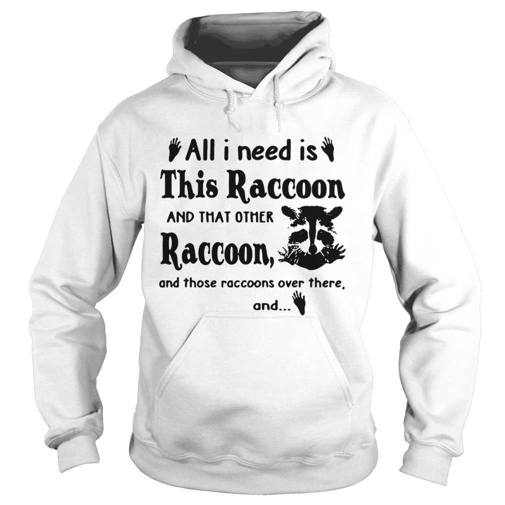All I need is this raccoon and that other raccoon and those Hoodie