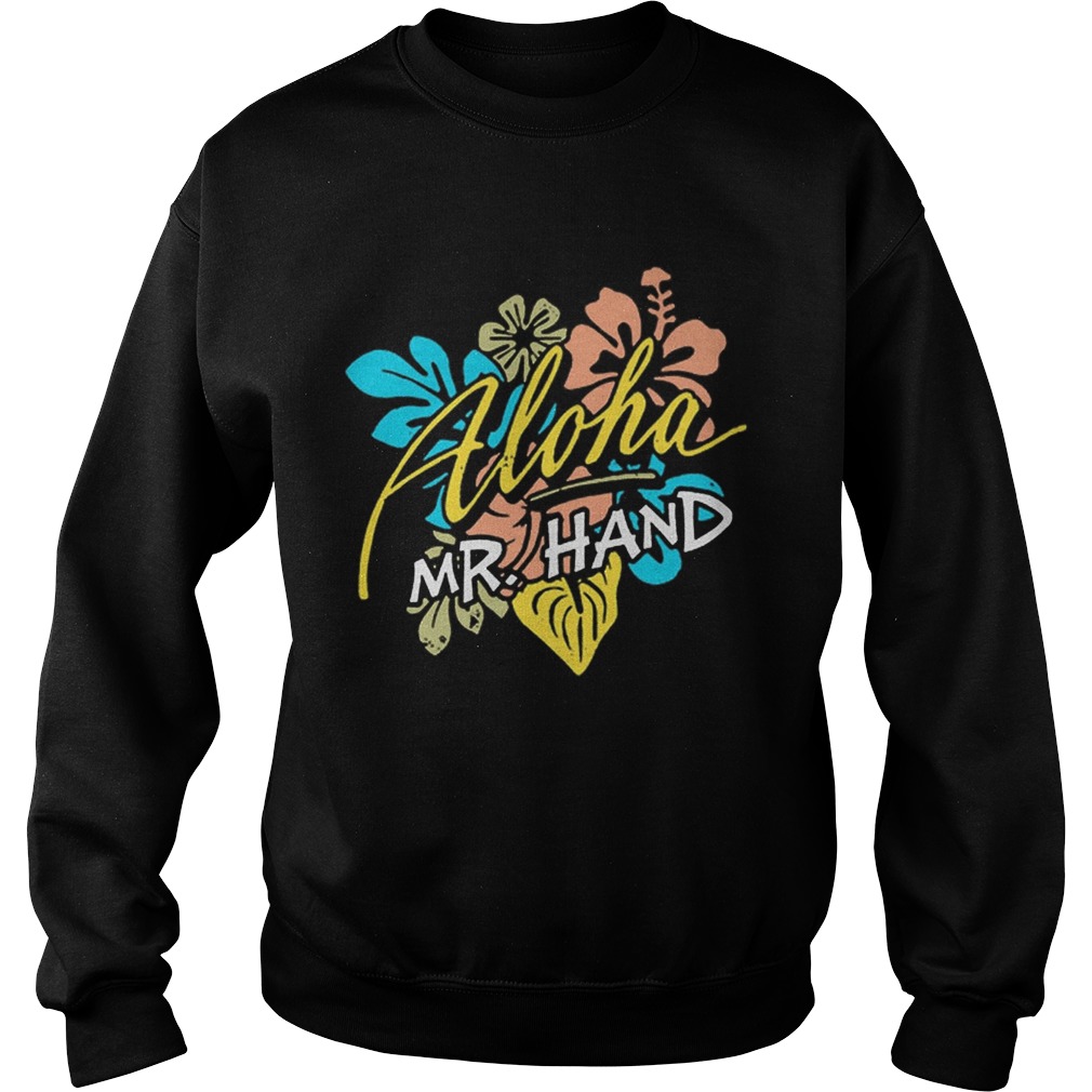 Aloha MrHand Vacation Summer Vacation Flower Sweatshirt