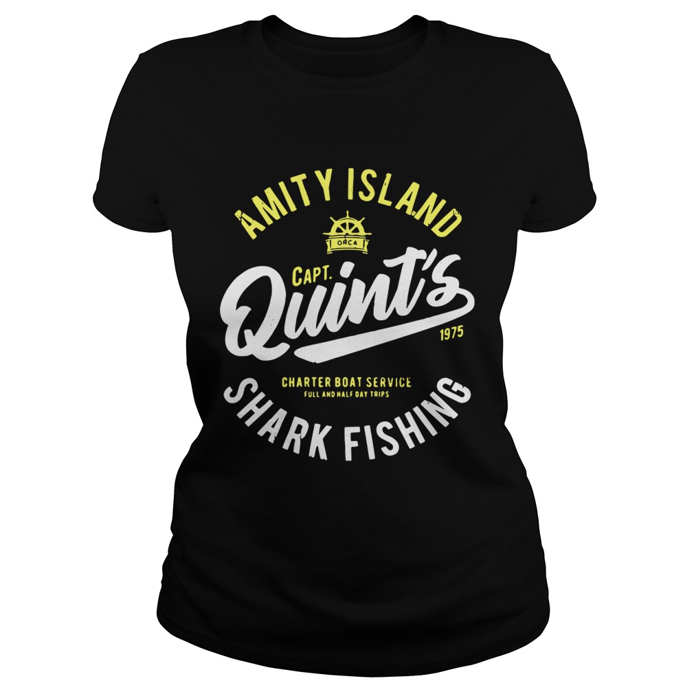 Amity island Quints shark fishing 1975 Jaws Classic Ladies