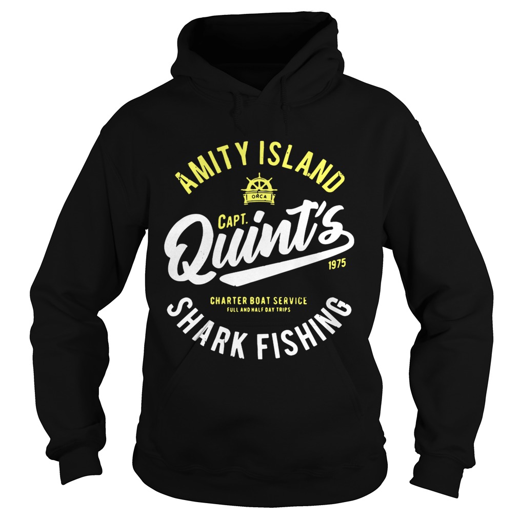Amity island Quints shark fishing 1975 Jaws Hoodie